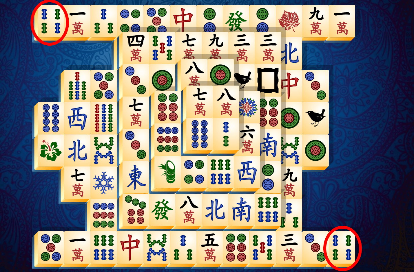 Anleitung zu Mahjong Solitär, Schritt 5