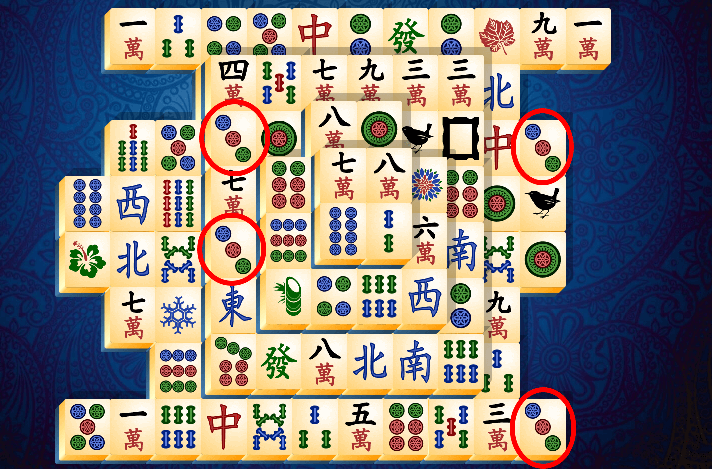 Anleitung zu Mahjong Solitär, Schritt 6