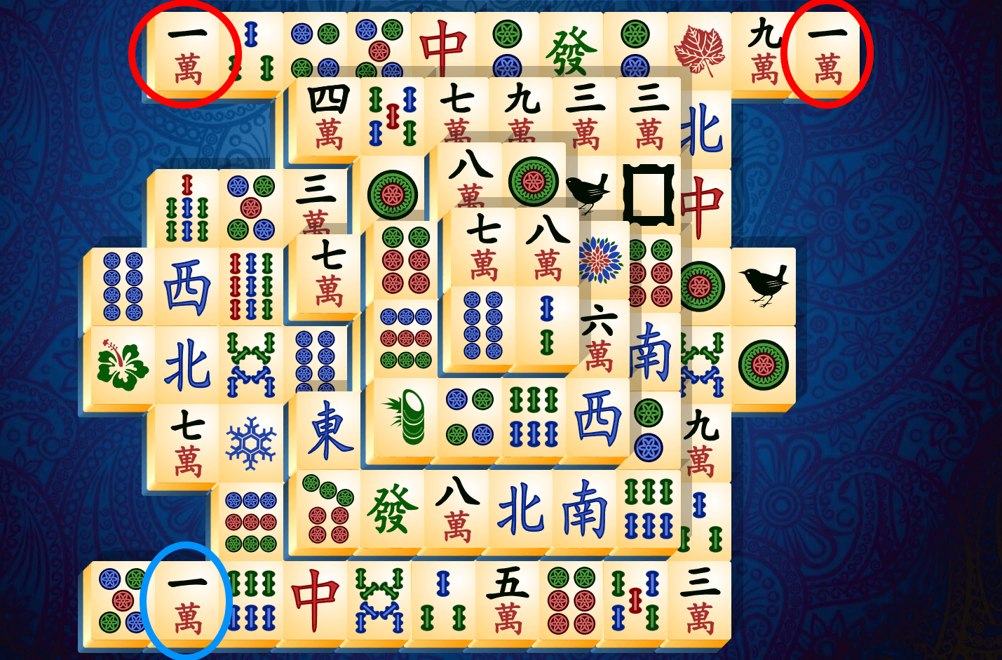 Anleitung zu Mahjong Solitär, Schritt 7