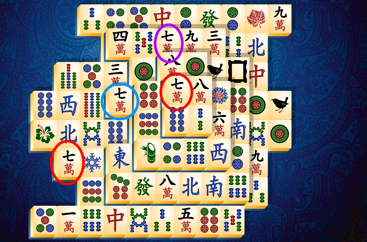 Anleitung zu Mahjong Solitär, Schritt 9